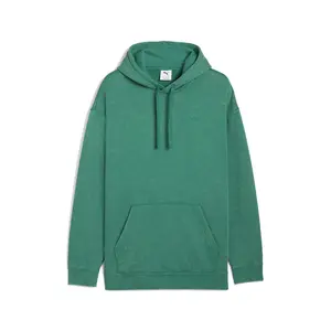 PUMA Mens Elevated Essentials Acid Wash Fleece Hoodie Athletic Outerwear Casual - Green