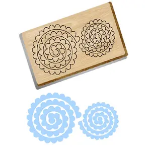 Flower Pattern Stamping Die, 1 Count Reusable Flower Shaped Stamping Die, DIY Scrapbooking & Stamping Supplies for Home School Office