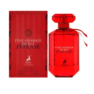 Maison Alhambra Pink Shimmer Secret Intense For Women 3.4 Oz Eau De Parfum Spray