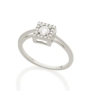 RHODIUM LUCID DREAMS RING IN WHITE