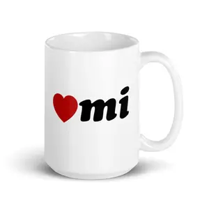 Heart Michigan 15 oz Ceramic Mug
