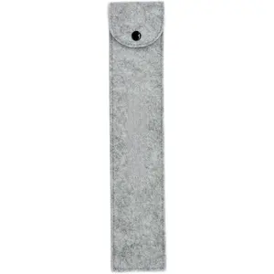Felt  Case Bag for Soprano Descant Recorder Instrument or   Flute,Gray