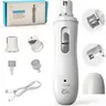 Tife Wireless Pet Nail Grinder - Plastic+Metal, 2 Speed Settings, 100g Rechargeable Electric Paw Trimmer with 3 Grinding Ports, Quiet Low-Vibration Grooming Supplies for Dogs & Cats (Pain-Free Trim)