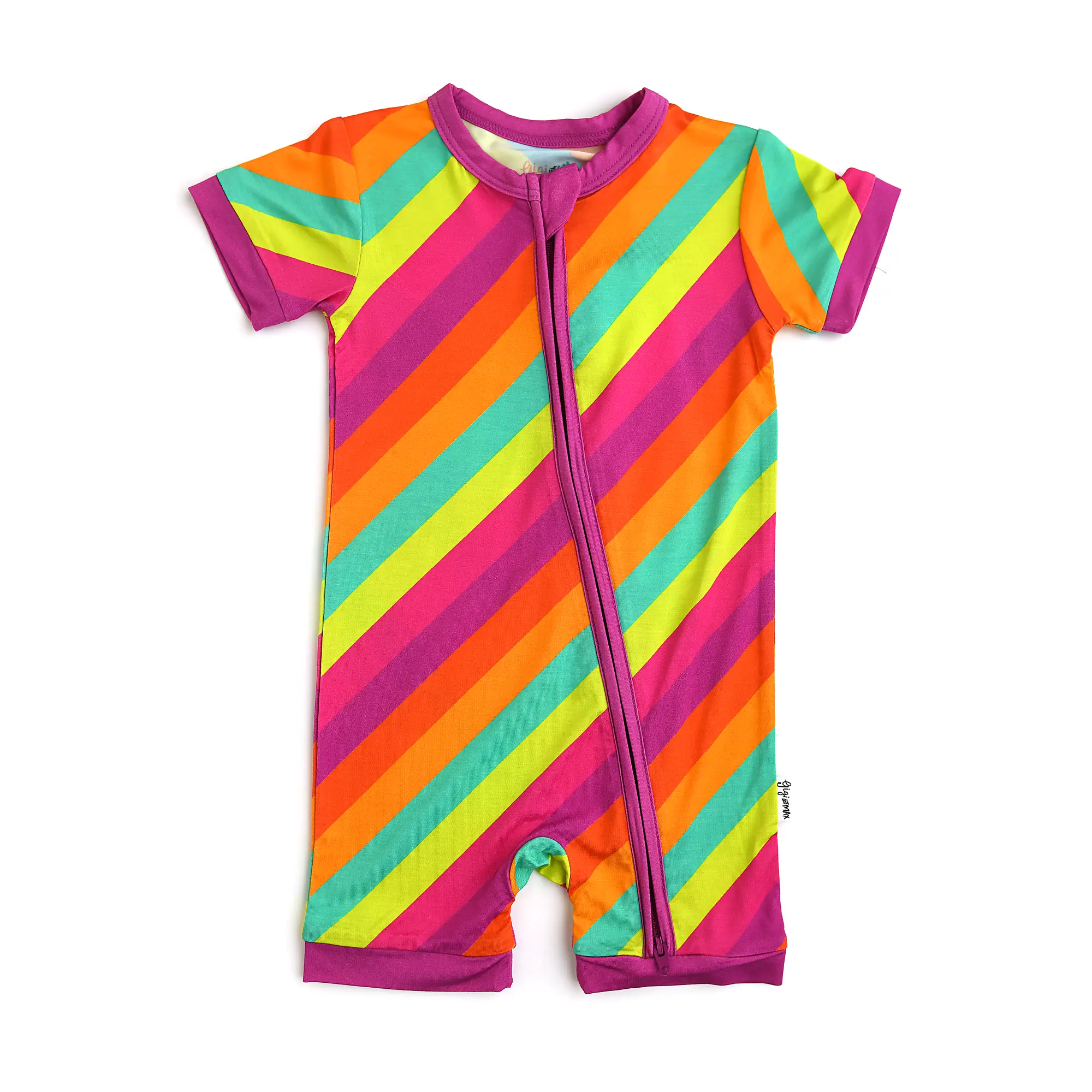 Amanda Stripe SHORTY ZIP