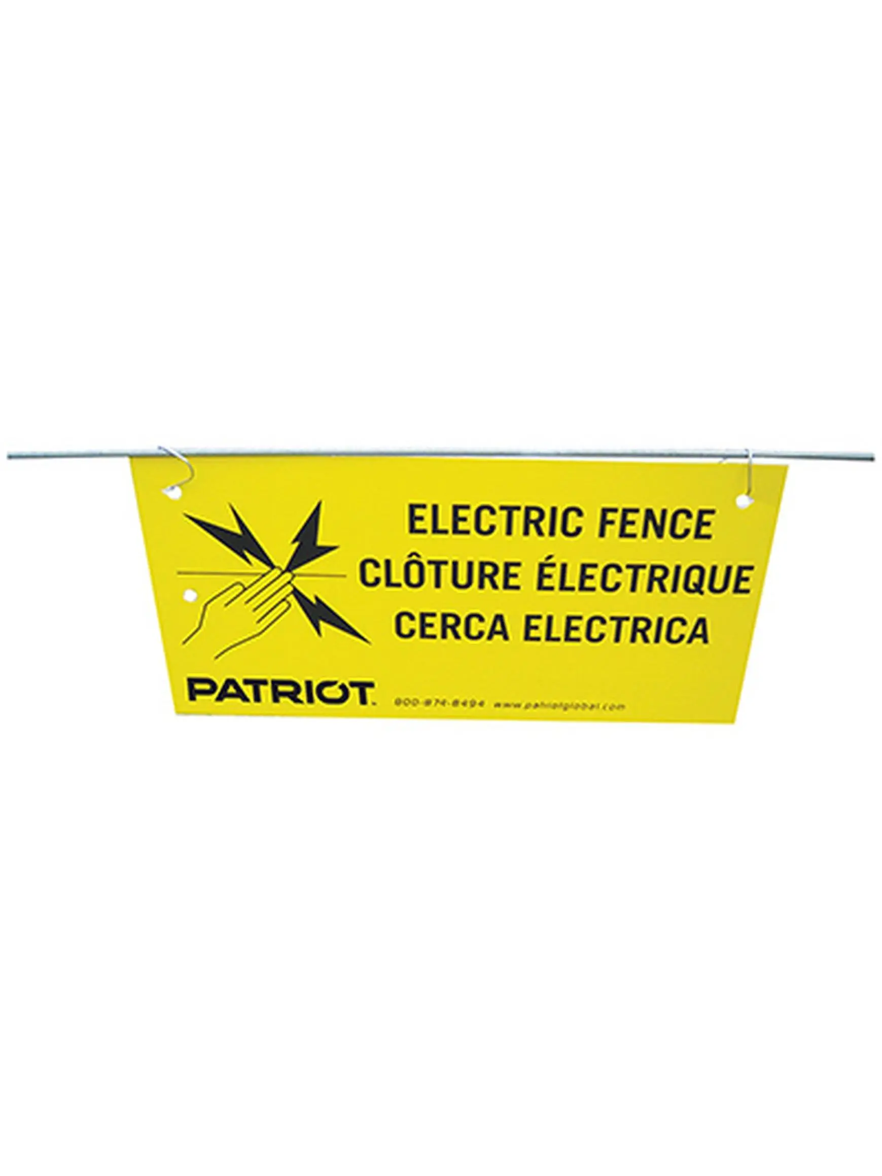 Tru Test 809700 Electric Fence Warning Sign - 10 Pack