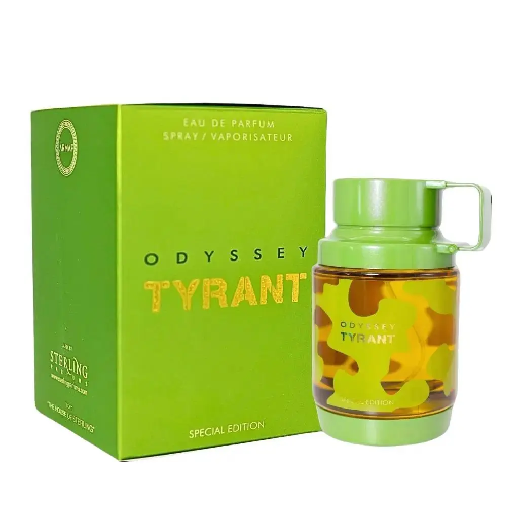 Armaf Odyssey Tyrant Eau de Parfum for Men, Long-Lasting Aromatic Citrusy Fragrance with Woody and Amber Notes, Signature Scent Cologne, 3.4 fl oz, Men's Colognes, Mensfashion, Adults, Spice & Citrus, Perfume, Single Item, Contains Alcohol