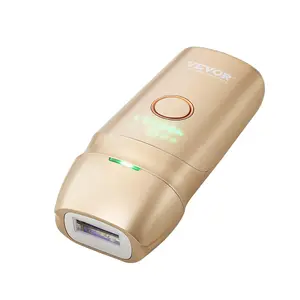 VEVOR IPL Hair Removal, Permanent Hair Removal with Ice Cooling System for Women Men, Auto/Manual Modes & 5 Levels, Painless At-Home Hair Removal Device for Legs, Arms, Armpits, Bikini Line