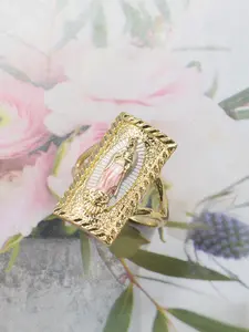 Elegant Catholic Ring with Virgin of Guadalupe Design, Vintage Religious Style for Men and Women, Perfect Gift for Thanksgiving, Valentine's Day, Mother's Day
