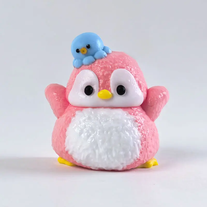 Cute Pink Penguin Octopus Taba Squishies  Food-Grade Silicone Slow-Rising Hand Made Squishy, Sensory Friendly Oddly Satisfying Stress Relief Fidget Toy for Kids & Adults ASMR Gift