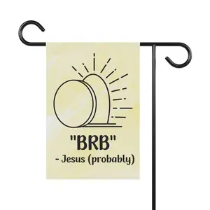 Jesus Easter Garden Flag, Funny Sarcastic Lawn Decor