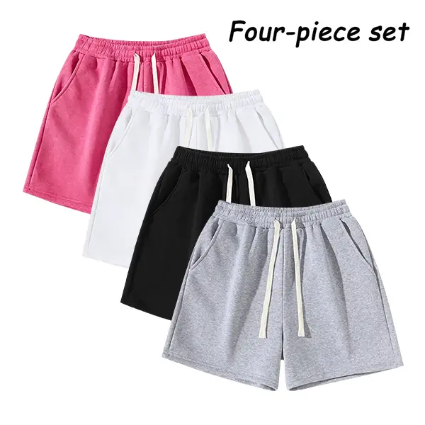 Light gray + black + white + rose red