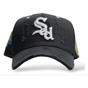 Dandy Hats X Junior H 2.0 Psychedelic Premium Black One Size Cap