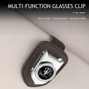 Car sunshade glasses clip car glasses clip For Maserati Levante Ghibli MC20 Grecale Quattroporte GranTurismo President GranCabrio Coupe Spyder