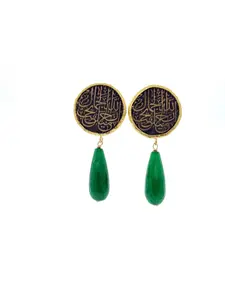 Arabic Jade Earrings