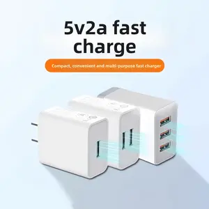Multi-Port USB Charger Adapter, Fast Charging Plug for Mobile Devices, Android Phones & Electronics Accessories