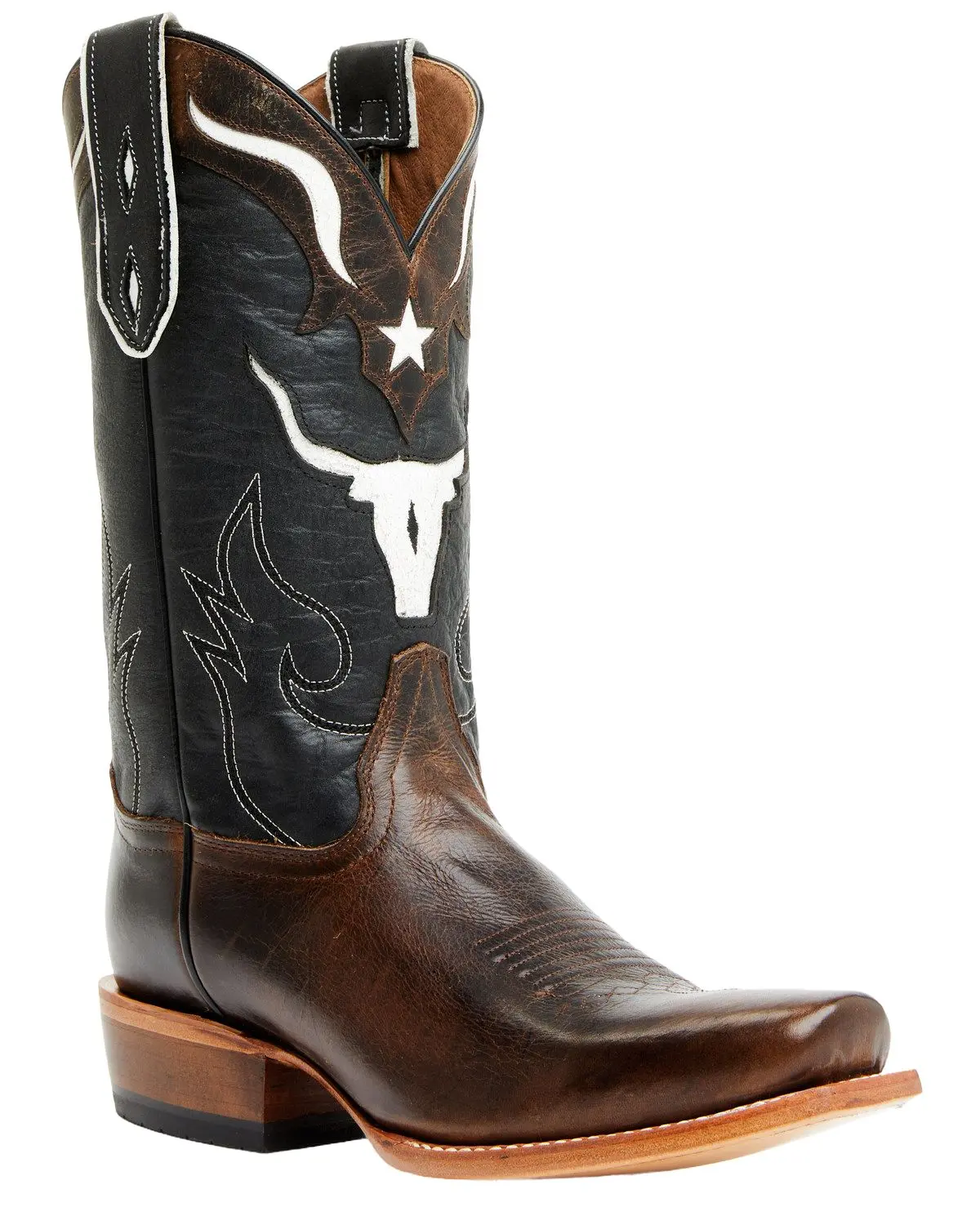 Moonshine Spirit Men's Spirit&Reg; Men'S Showtime Longhorn Inlay Western Boot - Bmssp24l5
