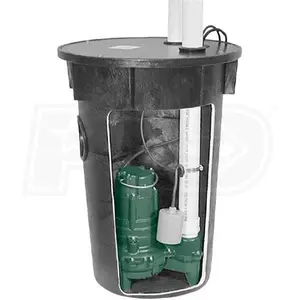Zoeller  0.5 HP Cast Iron Preassembled Sewage Pump System