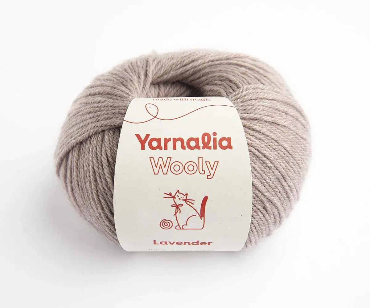 Lavender | Yarnalia Wooly 100% Superwash Merino Wool