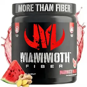 Mammoth Fiber - 30 Servings, Natural Prebiotic Blend with Psyllium Husk & Inulin for Gut Optimization