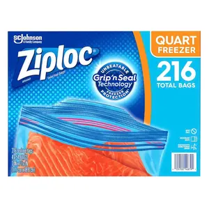 Ziploc Quart Freezer Bags, 216 ct.