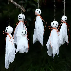 Halloween Decorations, Scary Ghost Scene Props, Spooky Hanging Fabrics for Haunted Displays, Halloween Ghostly Fabric Ornaments