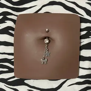 Clear Coquette Belly Piercing