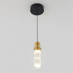 Champagne Globe modern LED pendant light