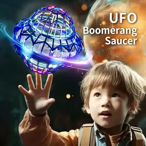 New Upgraded Smart Sensor UFO Flying Hovering Ball - New Spinning Saucer Drone with Autonomous Flight, Hovering Toy for, Flying Robot