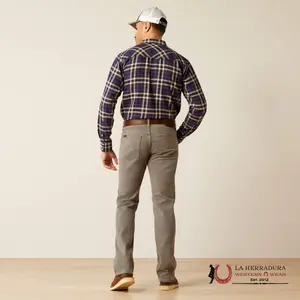 Ariat Men's Fossil M7 Slim Fit Straight Leg Jeans - 10054258, Soft Denim Casual Trouser for Work & Streetwear