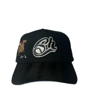 Charros de Jalisco Black Hat with Unique Emblem and Design Element