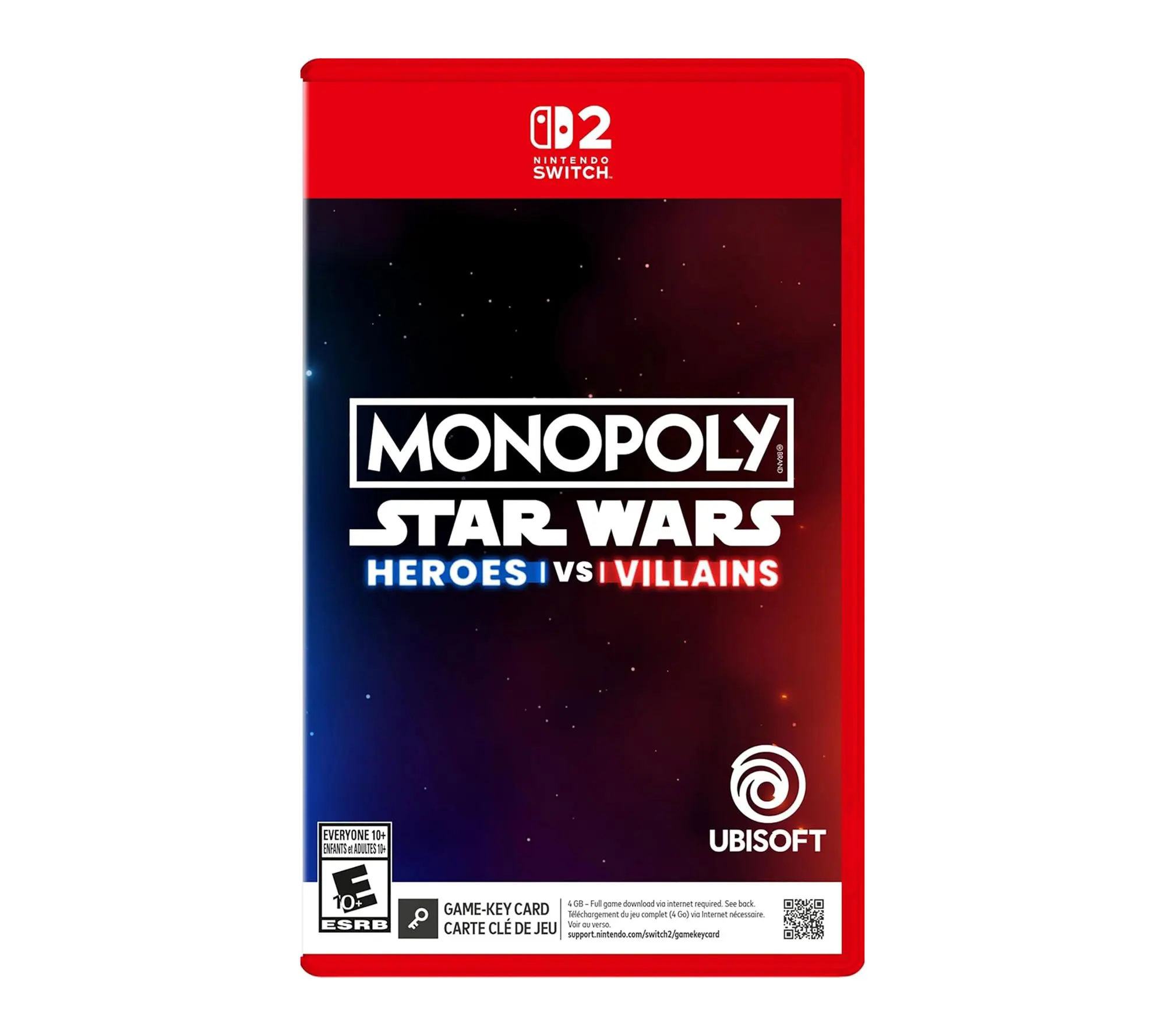 Monopoly: Star Wars Heroes vs. Villains (Game-Key Card) - NSW2 Monopoly: Star Wars Heroes vs. Villains (Game-Key Card) - NSW2