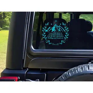I am the Rock Nothing Can Break Me ACOTAR Car Decal, UV 3D Sticker, Sarah J Maas sticker, Licensed A Court of Silver Flames Window Decal – FASTSHIPPING