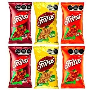 Fritos, Sabritas Chips, 6 Small Bags - Traditional Mexican Chips, Mixed Flavors, Spicy, Citrus Snack Crispy