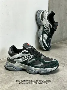 2026 New 9060 Commuter Sport Casual Shoes, Sneaker, Sports Shoes, Unisex Low Top, Breathable Mesh, Soft Rubber Sole, Anti-Slip, Durable, Versatile