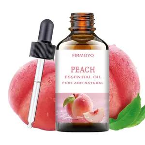 Pure Peach Essential Oil, 1.01 fl oz - Natural Diffuser Oils, for Nail, Hair, and Skin Care | Hypoallergenic Essential Oil Suitable for All Skin Types | Ideal for Diffusers and Humidifiers, Aromatherapy, Perfect Gift