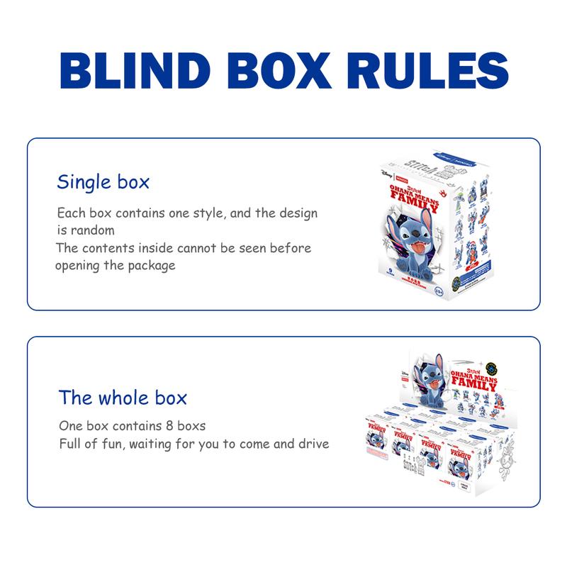 [NEW] MINISO Disney Stitch "Not So Well Behaved" Blind Box Figure – Collectible, Gift Idea, Home Decor Fuzzy Soft Texture Ideal Christmas Holiday Gift for Kids Friends Fans Valentine Gift for Girlfriends