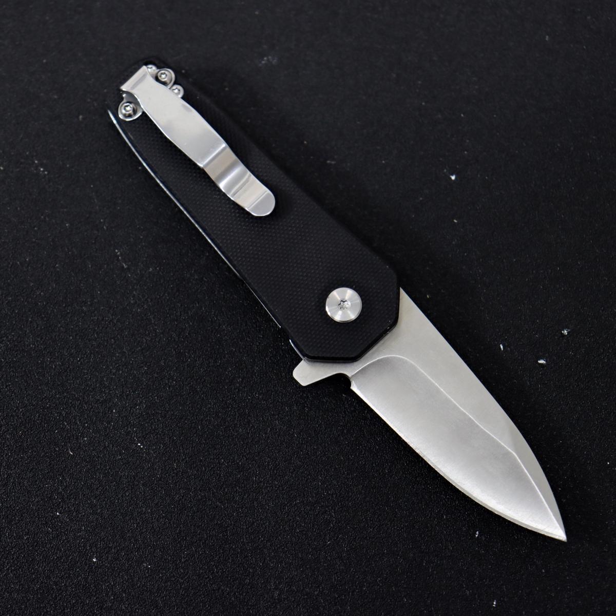 Portable EDC multifunctional tactical outdoor folding knife, pocket knife, mini knife. G10 material handle; quick-open design; outdoor cutting tool designed specifically for climbing and fishing; a must-have for camping and hiking.