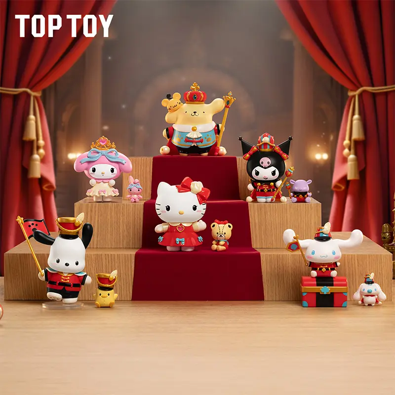 TOPTOY SR Kawaii Characters Nutcracker Series Collectible Figurines Blind Box - Black Friday & Christmas Exclusive, Cute Desk/Display Cabinet Decor, Ideal Gift for Kuromi, Melody Fans
