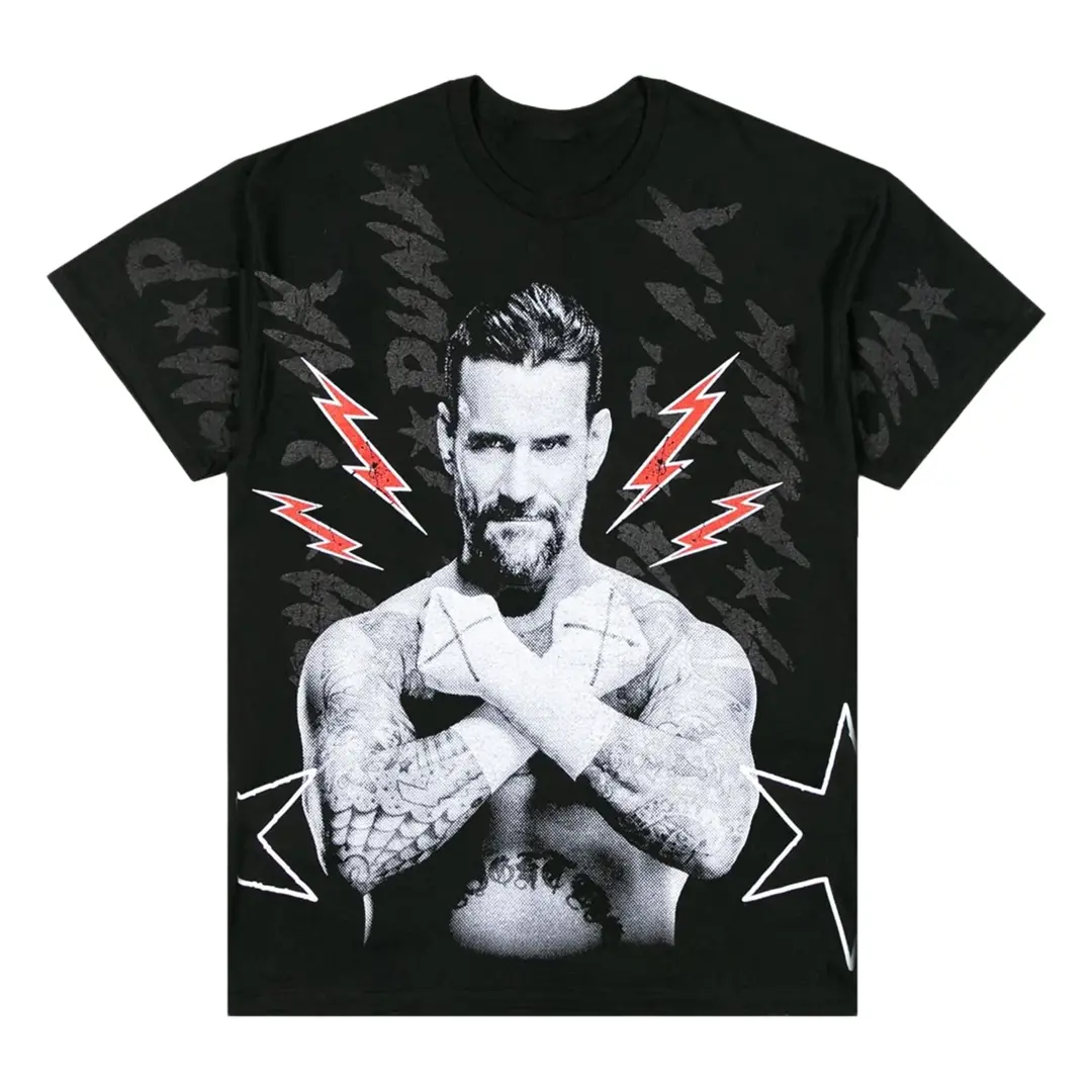 Here's Your First Look at CM Punk's 'WWE 2K26' 3D T-Shirt AOP