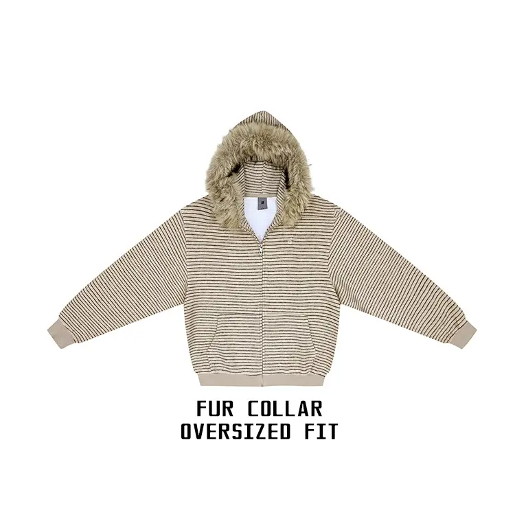 Beige (Undetachable Fur Collar)