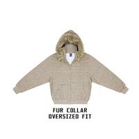 Beige (Undetachable Fur Collar)