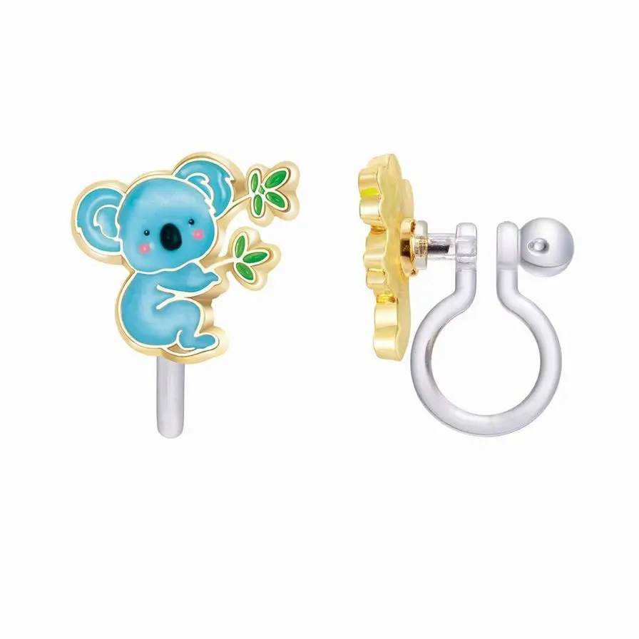 Cute Koala Lead Free CLIP ON Earrings