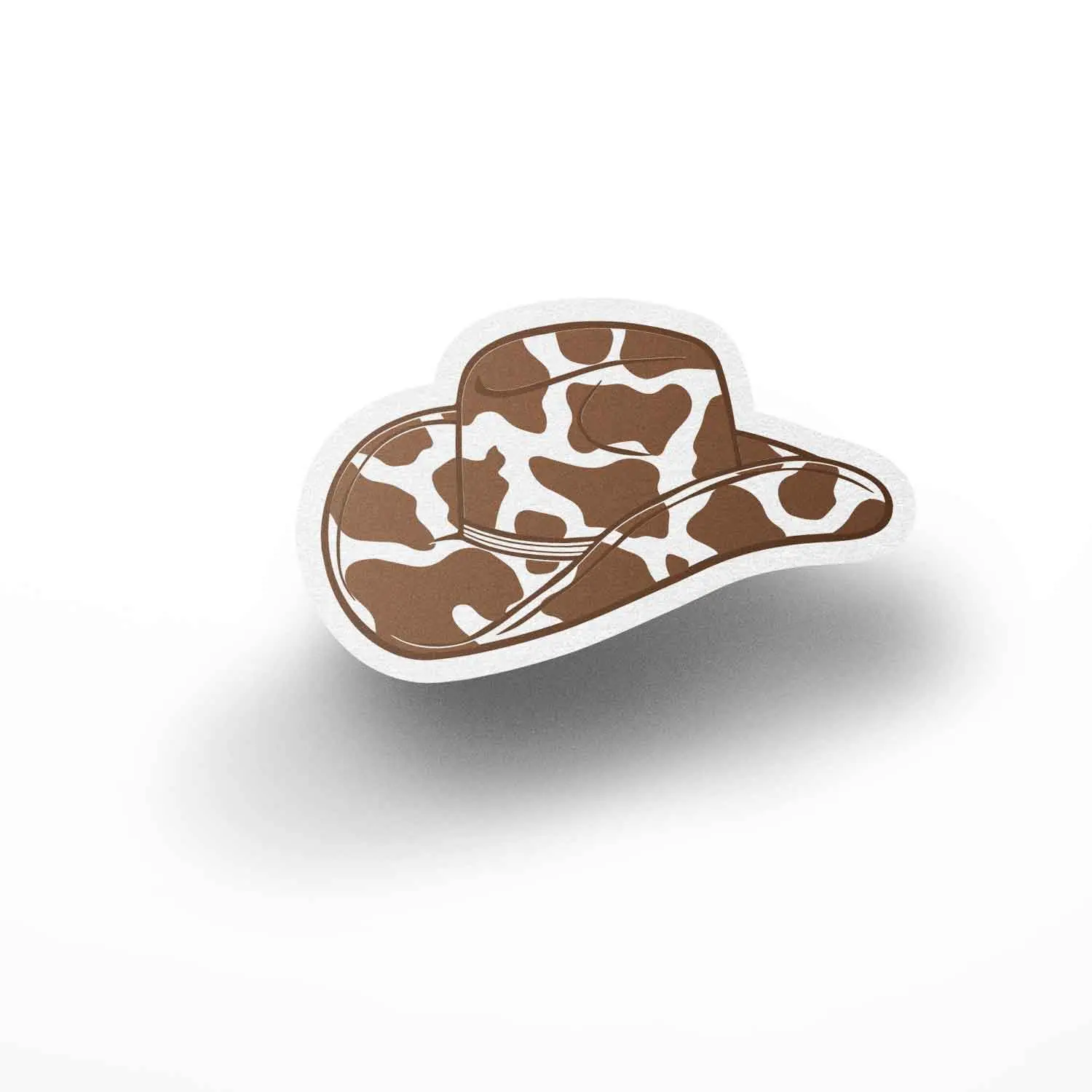 Brown Cowboy Hat Sticker