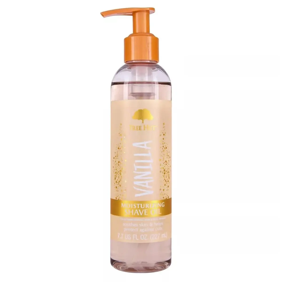Tree Hut Vanilla Moisturizing Shave Oil, 7.7 Fl Oz | Nourishing Gel-to-Oil Formula for a Close, Smooth Shave, Made with Shea Butter, For All Skin Types