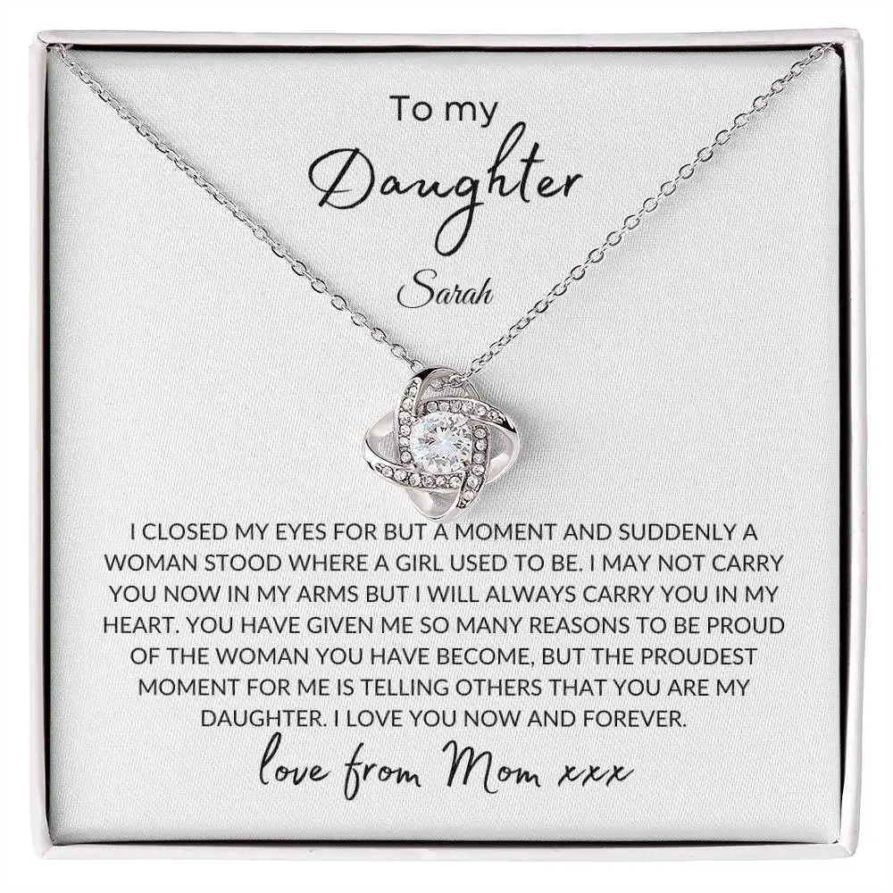 To My Daughter | Always carry you in my heart | Christmas Gift | Birthday Present | Anniversary Gift