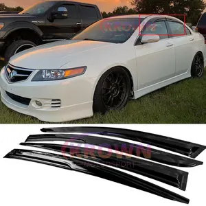 FITS 2004-2008 ACURA TSX JDM MUGEN STYLE WINDOW VISOR RAIN GUARD DEFLECTOR VENT