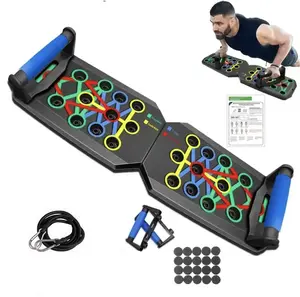 【Dealsforyoudays】Push-up Board, 1 Set Push-up Training Board, Home Push-up Training Board, Pull bar, Chest Muscle Abdominal Muscle Training Equipment for Men & Women, push board, Fitness Enthusiasts, Upper Body Strength, Portable Design