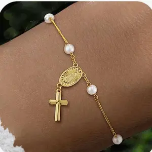 Cross anklet