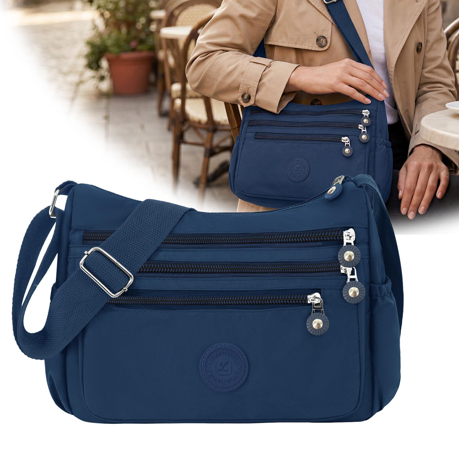 Nylon Travel Purses Anti Theft Crossbody Bag Purses for Women Waterpoof Shoulder Purse Multi-layer Pockets as gifts,Stylish, Durable — Mother's Day Gift,Birthday Gift