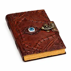 Leather Evil Eye Journal, Embossed (5 x 7 in., 200 Pages)